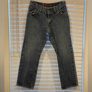 Men's Ariat FR M4 Low Rise Blue Jeans 33/30